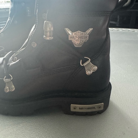 Harley Davidson Motorcycle double zipper Women’s Boots - Picture 6 of 11
